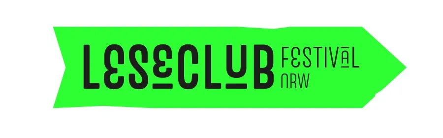 Das Bild zeigt den Text 'SCENE CLUB FESTIVAL NRW' auf einem hellgrünen Hintergrund.