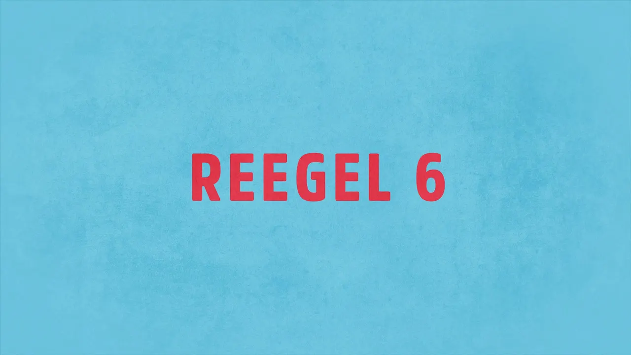 Helle blaue Hintergrund mit fettem roten Text