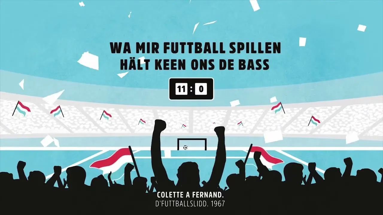 Standbild des Films: Schreiwen.lu Kampagne